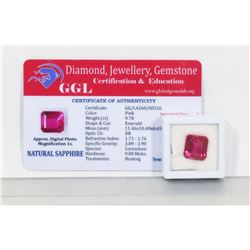 #9-NATURAL PINK SAPPHIRE GEMSTONE 9.78CT