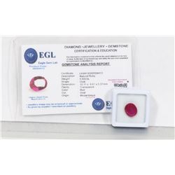 #15- NATURAL RED RUBY GEMSTONE 5.60CT