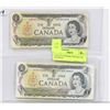 Image 1 : LAST OF 2 CANADIA ONE DOLLAR 1973 BILLS