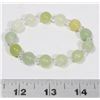 Image 1 : GENUINE LIGHT GREEN JADE BRACELET