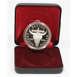 1882-1982 CANADIAN REGINA SILVER DOLLAR.