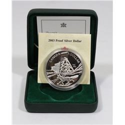 2003 CANADIAN RCM PROOF SILVER DOLLAR