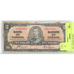 1937 CANADA $2 BILL