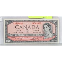 1954 CANADA $2 BILL