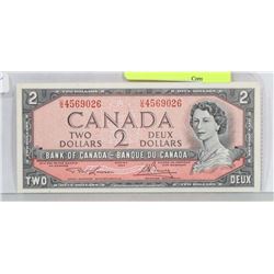 1954 CANADA $2 BILL