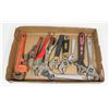 Image 1 : FLAT OF ADJUSTABLE WRENCHES INCLUDES RIDGID,