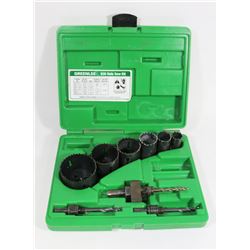 GREENLEE HOLE SAW BIT SET. ON CHOICE