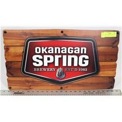 OKANAGAN SPRING LIGHT UP SIGN.