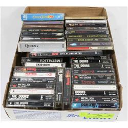 FLAT OF ROCK  / HEAVY METAL CD'S & TAPES INCLUDES