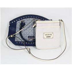 LOT OF 2 AUTHENTIC GUESS PURSES