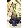Image 1 : PURPLE AND CLEAR SHOW HOME VASE 18" TALL