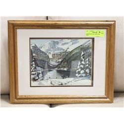 MEREDITH EVANS LAKE LOUSIE PRINT.