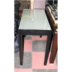 SHOWHOME GLASSTOP SIDE TABLE