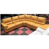 Image 1 : NEW MUSTARD GENUINE LEATHER ELECTRIC RECLINING