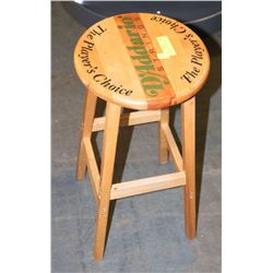 D'ADDARIO STRINGS WOODEN STOOL.