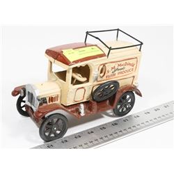 CAST IRON MACDONALD DELIVERY TRUCK.