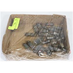 23 VINTAGE TUBE BULBS TV/RADIO.