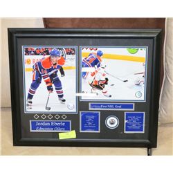 FIRST NHL GOAL EDMONTON OILERS PICTURE JORDON