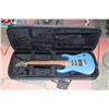 Image 1 : WASHBURN ROCKER SERIES BLUE ELECTRIC GUITAR WITH