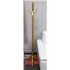 Image 1 : VINTAGE SOLID OAK COAT RACK.