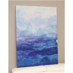 LARGE SHOWHOME BLUE AND WHITE CANVAS