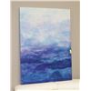 Image 1 : LARGE SHOWHOME BLUE AND WHITE CANVAS