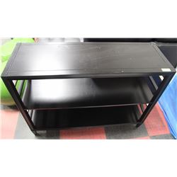 SHOWHOME BLACK SOFA TABLE,46"X16"X34".