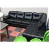 Image 1 : NEW BLACK LEATHERETTE LARGE "L" SHAPE SECTIONAL