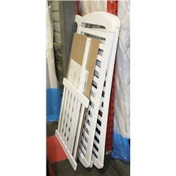 SHOWHOME UNASSEMBLED CRIB-NO HARDWARE-AS IS