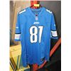 Image 1 : NIKE NFL DETROIT LIONS JERSEY #81 JOHNSON SZ M