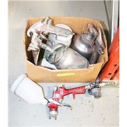 BOX OF PAINT GUNS