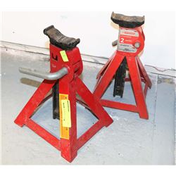 PAIR OF 2 TONNE JACK STANDS