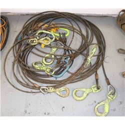 LOT OF METAL SLINGS
