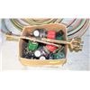 Image 2 : LARGE LOT OF ACETELYNE HOSES WITH TORCHA ND