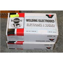 2 CASES OF BONARC WELDING ELECTRODES