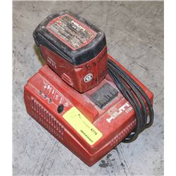 HILTI SFB155/C724 CHARGER WITH BATTERY UNTESTED