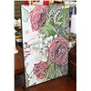 Image 1 : STRETCH CANVAS SHOW HOME PRINT OF ROSES