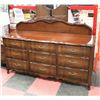 Image 2 : BEDROOM SET W/ QUEEN HEADBOARD, 2 NIGHT STANDS