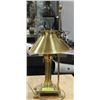Image 1 : VINTAGE STYLE BRASS LAMP WITH LIONS FEET 21"H