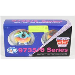 AUXILIARY DRIVING LAMP-3X4-HALOGEN-GOLD-SET OF 2