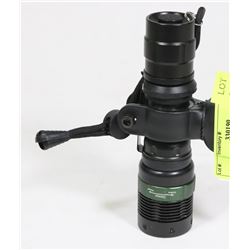 5000 LUMEN TACTICAL FLASHLIGHT WITH ZOOM AND GUN