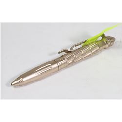 ALL METAL TATICAL PEN WITH GLASS BREAKER, BRONZE