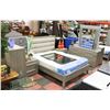 Image 1 : NEW GREY 8 PC QUEEN SIZE BEDROOM SUITE