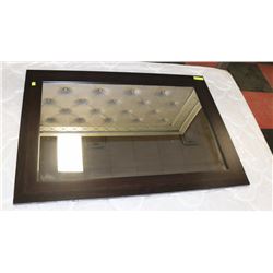 SHOWHOME WOOD TONE WALL MIRROR