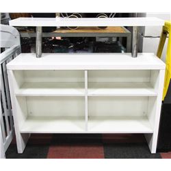 SHOWHOME GLOSS WHITE TV ENTERTAINMENT STAND