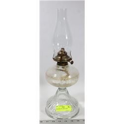 OLD COAL OIL TABLE LAMP.