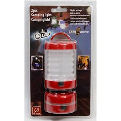 NEW! 2PCS LED CAMPING LIGHT - RED