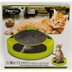 NEW! FELINE FRENZY WITH SCRATCH PAD
