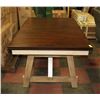 Image 1 : NEW 2 TONE DOUBLE SLIDE OUT LEAF KITCHEN TABLE