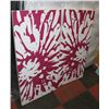Image 1 : PAIR OF WHITE AND PINK SHOWHOME CANVAS PICTURES
